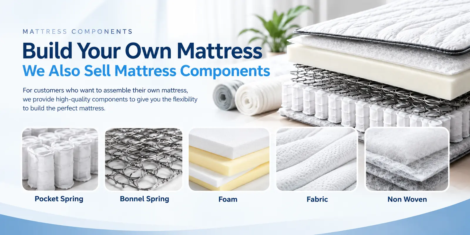 Mattress components supplied by CTC Mattress