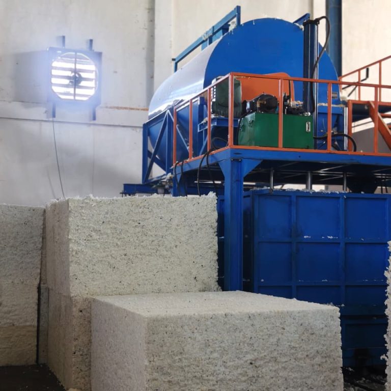 Mattress foam material in the preparation area