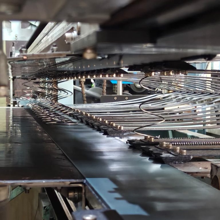 Automated mattress spring manufacturing line