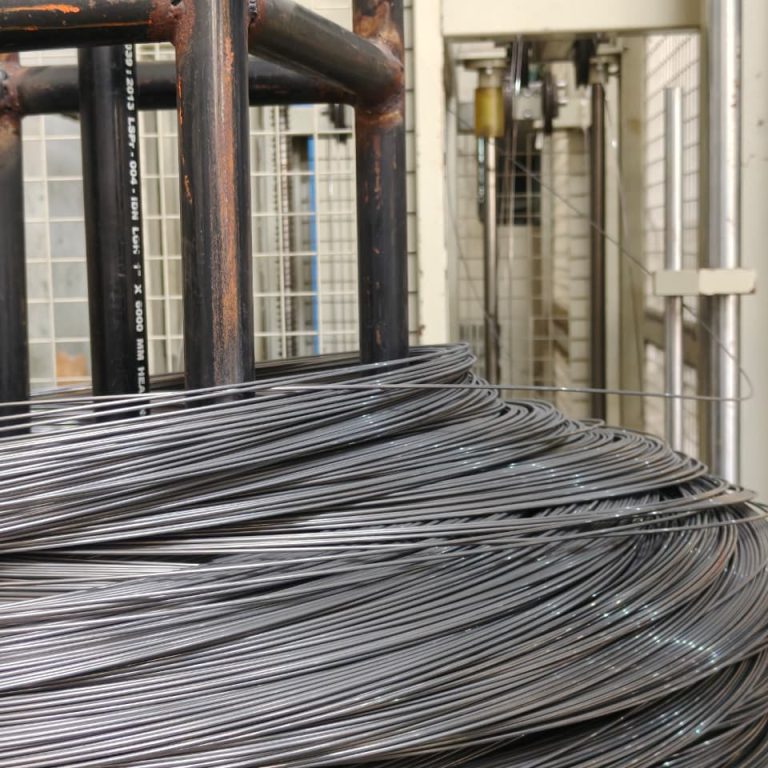 Steel wire prepared for mattress spring manufacturing